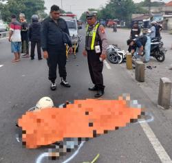 Pemotor Tewas Terlindas Trailer di Jembatan Layang Trosobo Taman Sidoarjo, Begini Kronologinya