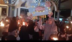 Pawai Obor Sambut Ramadhan 1447 H di Lingkungan Musholla Nurkarim, Cikande Berlangsung meriah