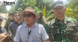 Di Bawah Terik Matahari, Ajbar Hadir Ditengah Prajurit TNI Yang Melaksanakan TMMD di Desa Lenggo