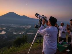 Data Astronomi Ungkap Hilal Kemungkinan Tak Terlihat Hari Ini, Begini Kata Lembaga Falakiyah NU