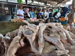 Ayam dan Cabai Rawit Merah Meroket, Satgas Pangan Polresta Sidoarjo Sidak Pasar Larangan