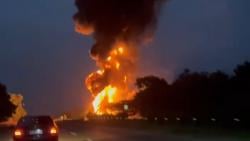 Truk Tangki Terbakar di KM 185 Tol Cipali, Arus Lalu Lintas Sempat Lumpuh