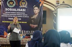 Sosialisasi Program MBG di Magelang, Nafa Urbach Tegaskan Kawal Generasi Indonesia Emas
