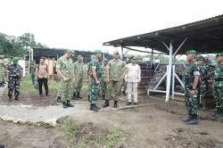 Bupati Tulungagung Sambut Kunjungan Kerja Wakil Panglima TNI di Yonif TP 886/Panjalu Jayati