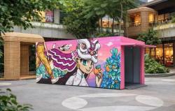 JPO Tangerang Disulap Jadi Instalasi Seni Jalanan Oleh Seniman Dunia Kenji Chai