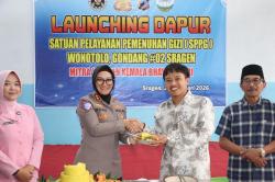 Dapur Gizi Polri Wonotolo Gondang Resmi Beroperasi, Layani 2.384 Siswa di Sragen