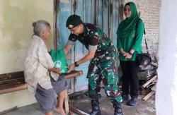 Brigade Infanteri 6 Kostrad Gelar Baksos Sambut Ramadan 1447 H, Bagikan Sembako ke Warga Mojolaban