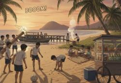 Saat Bedug Jadi Alarm Senja, Ngabuburit Tempo Dulu di Pangandaran yang Tak Tergantikan