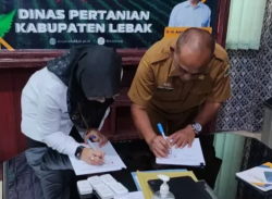 Distan Lebak Gandeng PT Pos Indonesia, Perkuat Distribusi Dokumen dan Barang Pertanian
