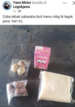 Lagi Menu MBG Dipertanyakan, Netizen Ramai Sindir Anggaran