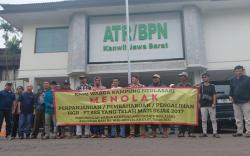 Warga 2 Desa Datangi Kanwil ATR BPN Jabar, Tolak Perpanjangan HGB PT BSS