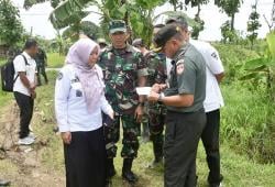 Sinkronisasi Data, Dandim Grobogan Cek Lokasi Rencana Pembangunan Yon TP di Tambakselo Wirosari