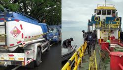 TNI AL Gagalkan Penyelundupan BBM Solar Ilegal 106 Ton, Sita 2 Kapal Minyak dan 7 Truk Tangki