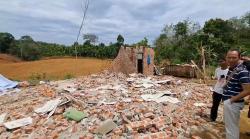 Hantaman Angin Puting Beliung Bikin Rumah Warga di Lubukllinggau Ini Rata dengan Tanah