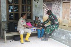 Aksi Mulia Serma Ristanto, Door to Door Beri Pengobatan Gratis Warga Lansia di Desa Somagede