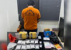 Ditresnarkoba Polda Babel Sita 3 Kg Sabu, Rio Ditangkap di Pondok Kebun Puding Besar