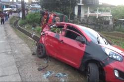 Insiden Subuh di Sumedang: Truk Buah, Truk Benang, dan Sedan Terlibat Kecelakaan Beruntun