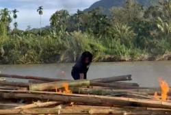 Polisi Sisir Dua Titik PETI di Kapur IX, Pondok Pengolahan Dibongkar