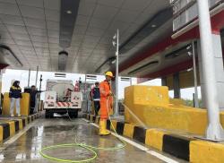 Optimalkan SPM, Hamawas Rampungkan Perbaikan Jalan Tol Tebing Tinggi - Indrapura