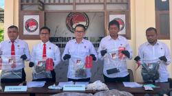 Direktorat Reserse Narkoba Polda PBD Ungkap Dua Kasus Narkotika, Sita Sabu dan Hampir 8 Kg Ganja