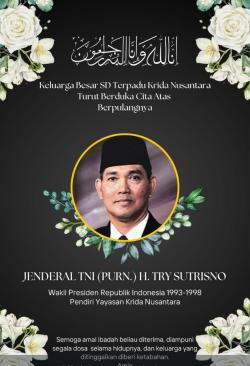 Wapres ke-6 RI Jenderal TNI (Purn) Try Sutrisno Wafat di RSPAD, Indonesia Berduka