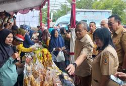 Harga Lebih Murah, Warga Serbu Gerakan Pangan Murah Pemprov Jateng di Desa Mayahan, Tawangharjo