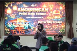 Polres Sragen Rangkul Driver Ojol Lewat Buka Puasa Bersama dan Tali Asih Lebaran