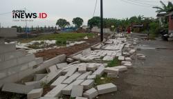 Pagar Proyek Sekolah Rakyat Senilai Rp229 Miliar di Takalar Roboh