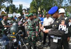 Tegakkan Disiplin, Subdenpom  Blora Periksa Kendaraan Prajurit Kodim 0717 Grobogan