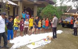 Polisi Gerebek Markas Bocil Membuat Petasan dan Balon Udara di Ponorogo