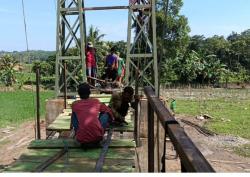 Bangkitkan Ekonomi Desa! Jembatan Garuda Hampir Rampung di Pringsewu