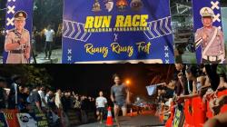 Malam Ramadan di Pangandaran Pecah! Run Race Satlantas Diserbu Peserta Dan Penonton