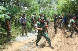 Jelang Penutupan TMMD, Dandim Kebumen Pastikan Pengerjaan Sasaran Fisik Berkualitas
