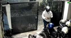 Aksi Maling Motor di Tenggarang Terekam CCTV, Kabur Dipergoki Pemilik Rumah
