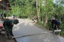 Jalan Rabat Beton Somagede Tuntas Sebelum Lebaran, Silaturahmi Warga Lebih Mudah