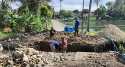 Jelang Idul Fitri, Akses Antar Pekon yang Amblas Akhirnya Diperbaiki, Karang Taruna Bergerak Cepat