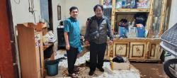 Kali Ciluar Meluap, 20 Rumah Warga Tanah Baru Bogor Terendam Banjir, DPRD Tinjau Lokasi