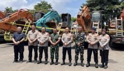 Polda Lampung Bongkar Tambang Emas Ilegal di Way Kanan, 24 Orang Diamankan dan 14 Jadi Tersangka