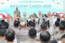 Wakapolda Jateng Pimpin Latihan Pra Operasi Ketupat Candi 2026 Demi Mudik Lebaran Aman