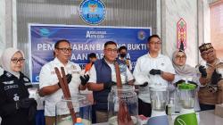 BNN Kalteng Musnahkan 1,8 Kilogram Sabu dan 786 Butir Ekstasi Milik Bandar Narkoba Lintas Provinsi
