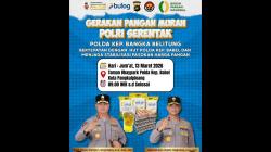 Polda Babel Gelar Gerakan Pangan Murah di Bhaypark Jumat Besok, Sediakan Sembako Harga Murah