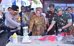 Hampir 1 Kg Ganja dan 868 Gram Sabu Dimusnahkan, Narkoba Dominasi Hasil Operasi Polres Sukoharjo