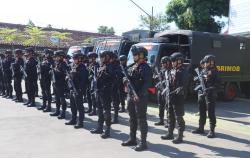 60 Personel Brimob Perkuat Operasi Ketupat Candi Polres Tegal