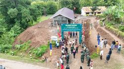 TMMD Meretas Asa Warga Desa Sunkaen di Batas Negara