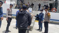 Keberangkatan 35 Penumpang KM Sabuk Nusantara 93 Dipantau Sat Polair Polman