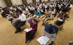 Disnakertrans Jabar dan LPK Instudia Cetak Rekor Ujian Bahasa Jerman A1 Terbesar dengan 350 Peserta