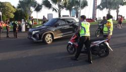 Razia Ngabuburit di Makassar, Polisi Jaring 20 Kendaraan Pelanggar Lalu Lintas