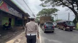 Polres Cianjur Berlakukan Pembatasan Truk Besar Selama Arus Mudik Lebaran 2026