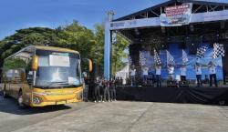 Mudik Gratis: 21 Bus Antar Ratusan Warga ke Sejumlah Kota di Jawa