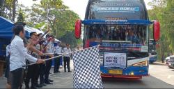 Antusias, 150 Warga Purwakarta Ikuti Program Mudik Gratis Dishub